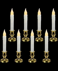 Northlight Led Flickering Window Candles, Set of 8