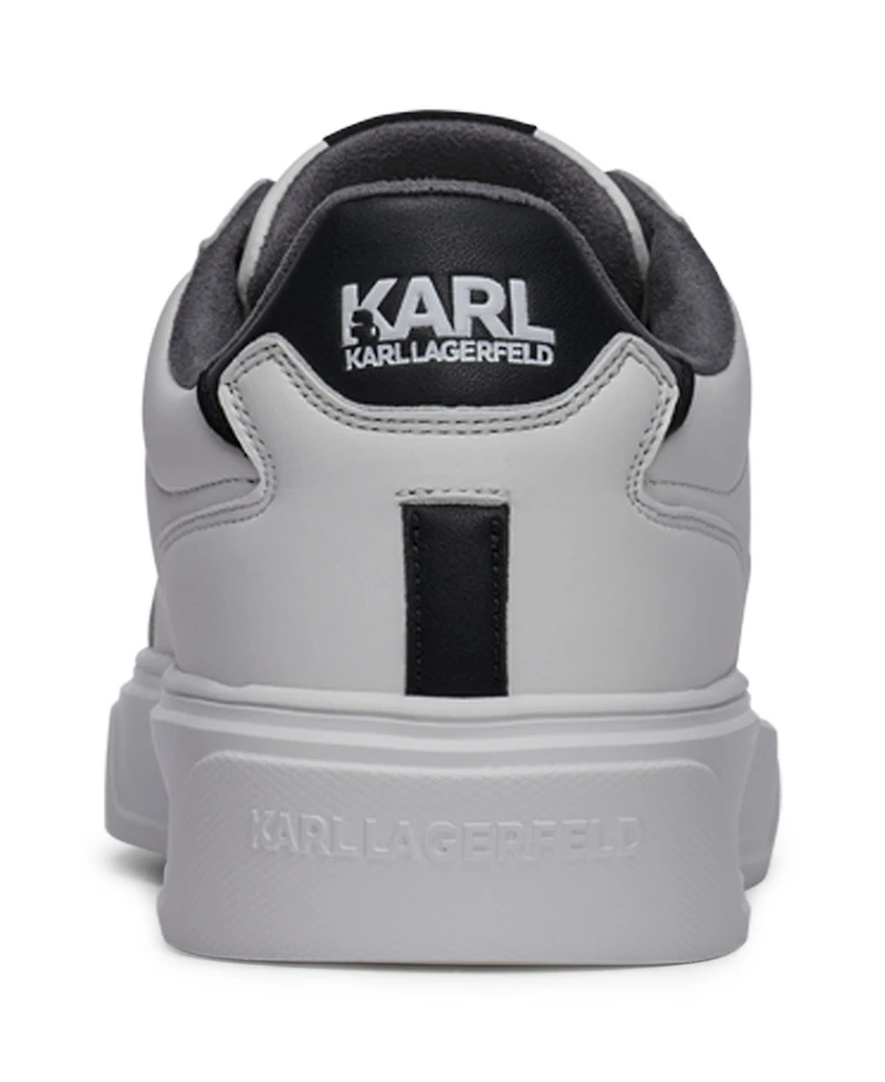 Karl Lagerfeld Paris Men's Leather Side Sneaker