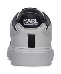 Karl Lagerfeld Paris Men's Leather Side Sneaker