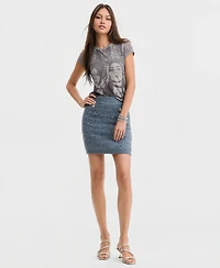 Guess Women's Aomori Pocket Detail Mini Skirt