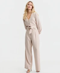 Guess Women's Sulli Linen Wide-Leg Pants