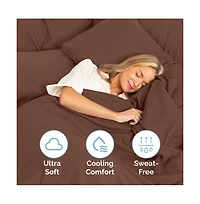 Cgk Unlimited Extra Deep Pocket 18 - 24 Inch Microfiber Fitted Sheet King