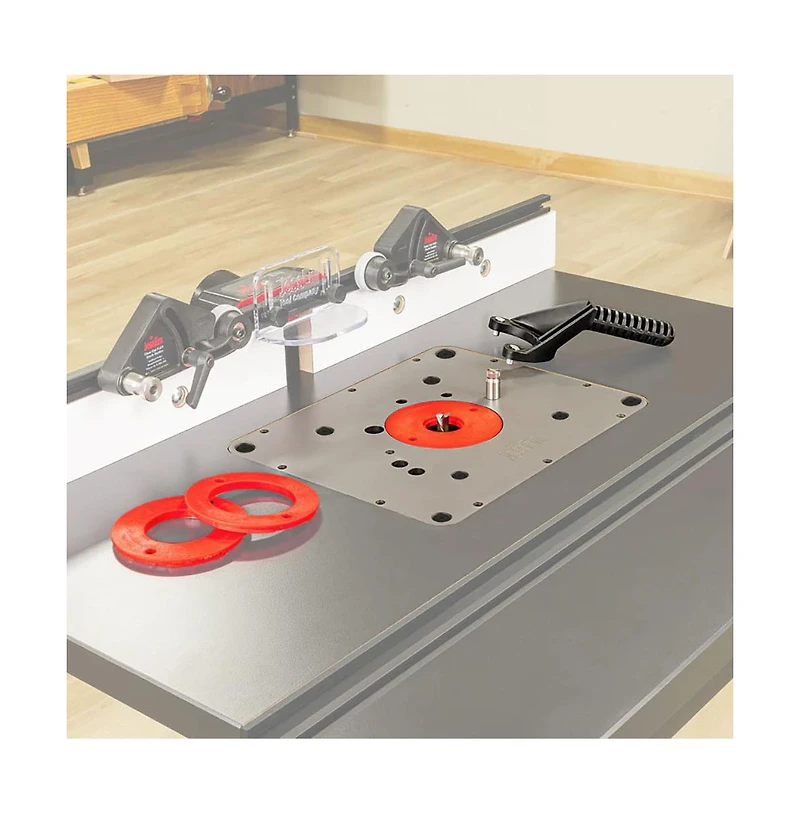 JessEm 03110 Mast-r-Plate Stainless Steel Mounting Plate for 9-1/4 x 11-3/4" Table Tops