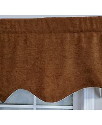 Rlf Home 3" Rod Pocket High Quality Fabric Vintage Regal Valance for Windows 50" x 17" Watermelon