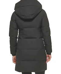 Calvin Klein Women's Stand Collar Hooded Puffer Coat