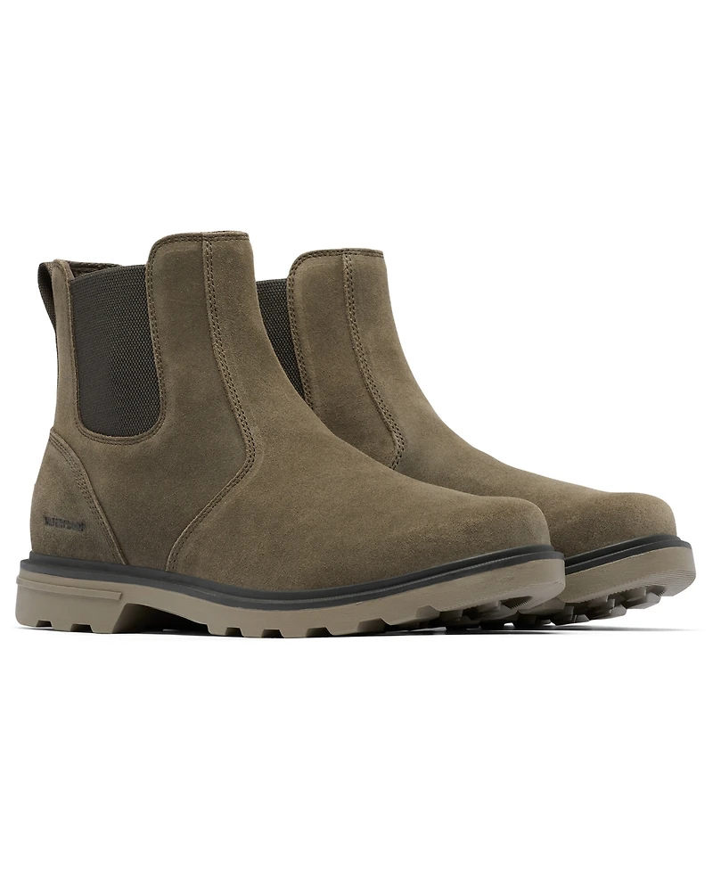 Sorel Men's Carson Waterproof Suede Chelsea Boot