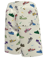 Nike Boys 8-20 Multi Sneaker 7 Volley Novelty Print Swim Trunks