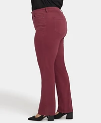 Nydj Plus High Rise Marilyn Straight Jeans
