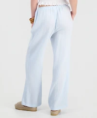 Indigo Rein Juniors' Cotton Gauze Drawstring Beach Pants