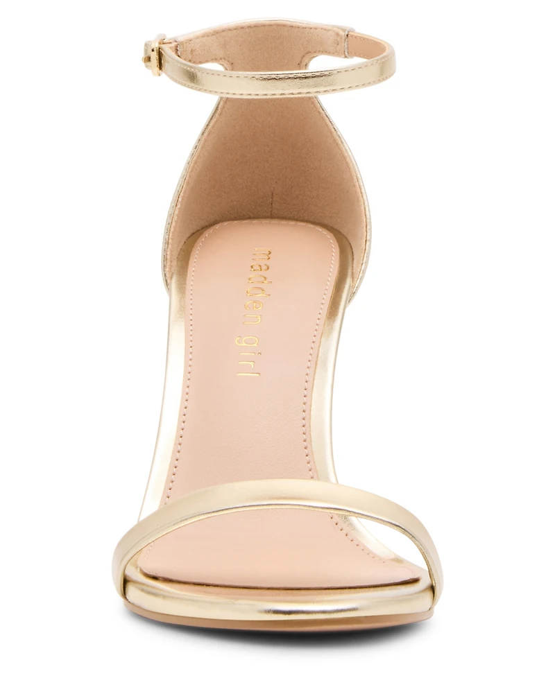 Madden Girl Brazen Two-Piece Stiletto Dress Sandals