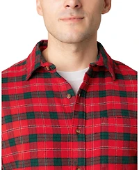 Hope & Henry Men's Organic Long Sleeve Flannel Button Down Shirt