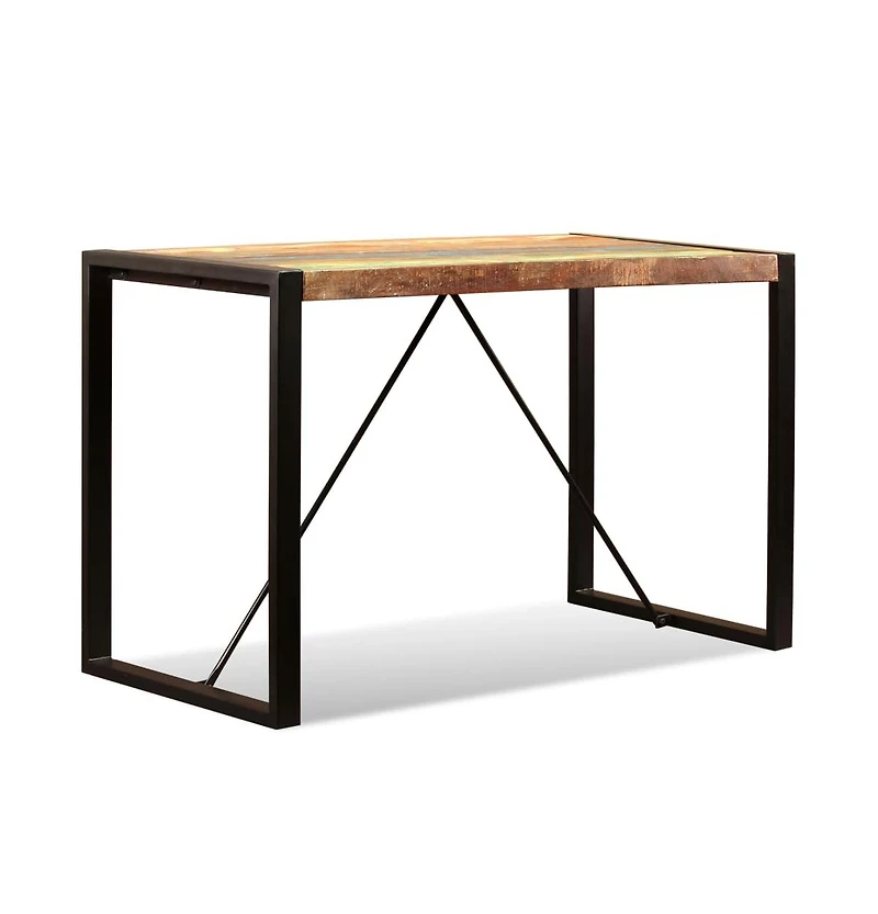 vidaXL Dining Table Solid Reclaimed Wood 47.2"