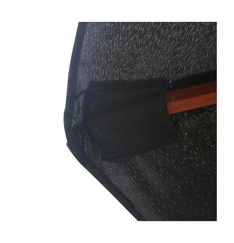 Garden Parasol with Wooden Pole 137.8