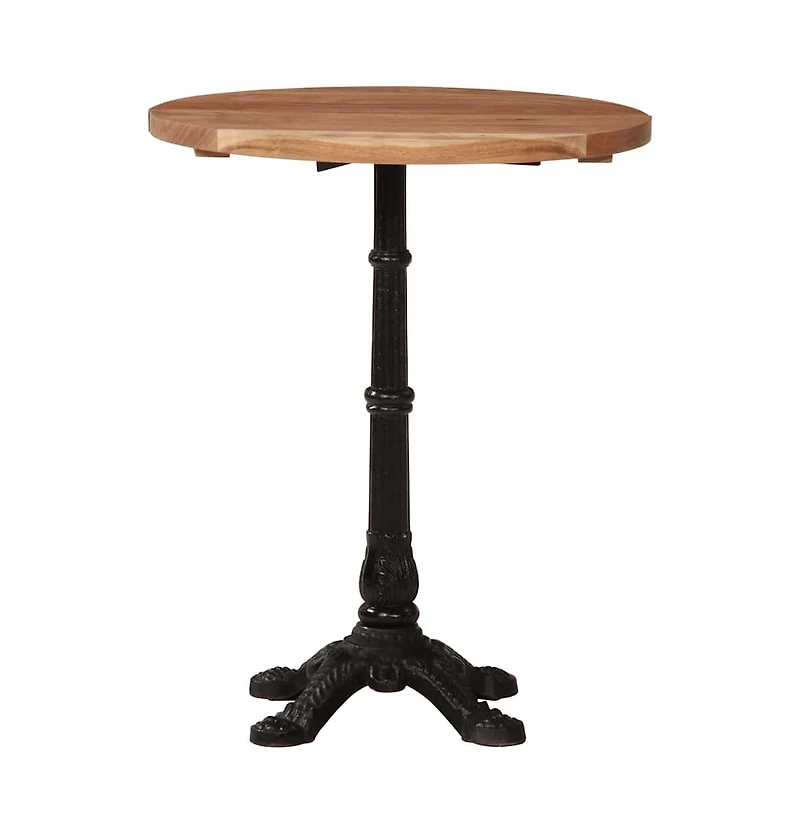 vidaXL Bistro Table 23.6"x29.9" Solid Acacia Wood