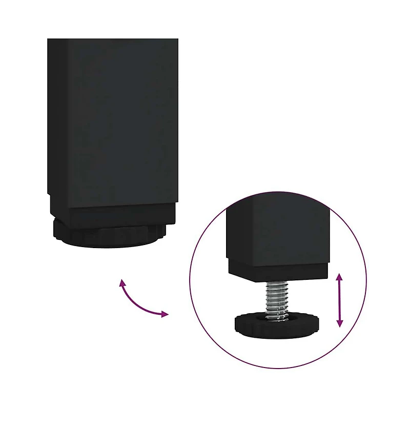 Bookcase 5-Tier Brown Oak 23.2"x13.8"x67.3" Engineered Wood