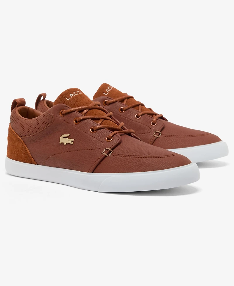 Lacoste Men's Round Toe Lace-Up Sneakers