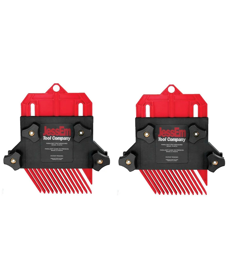 JessEm 04016 Paralign Double Feather Board, Woodworking Safety Tool for Table Saw, Router Table & Band Saw