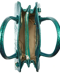 Brahmin Rosetta Melbourne Medium Leather Satchel Bag