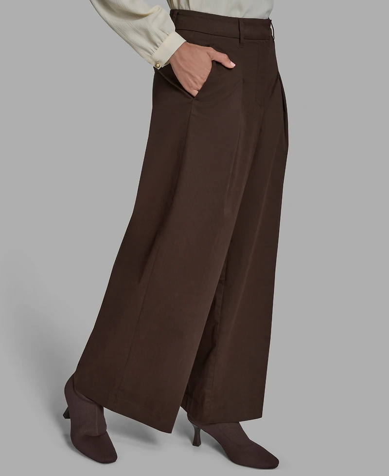 Bcbg Women's Pleated Wide-Leg Pants