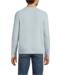Lands' End Men's Long Sleeve Lambswool Crewneck Sweater