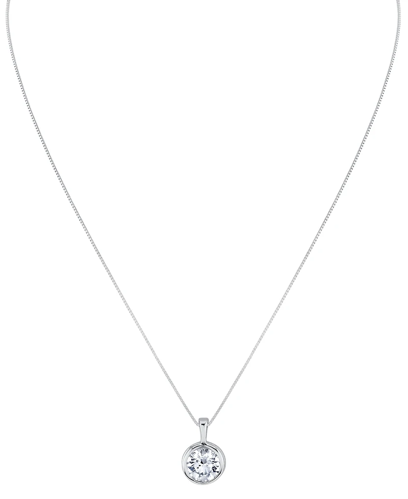 Sirena Lab Grown Energy Diamond Pendant Necklace (2 ct. t.w.) 14K White Gold (also Yellow Gold)