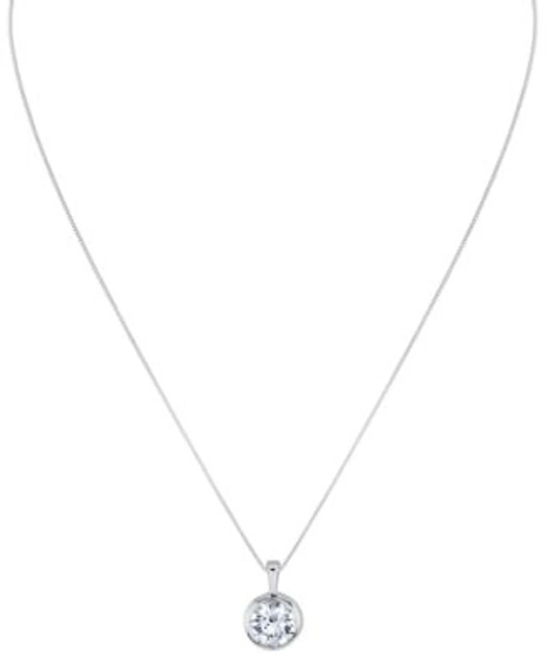 Sirena Lab Grown Energy Diamond Pendant Necklace 1 2 Ct. T.W. In 14k White Or Yellow Gold