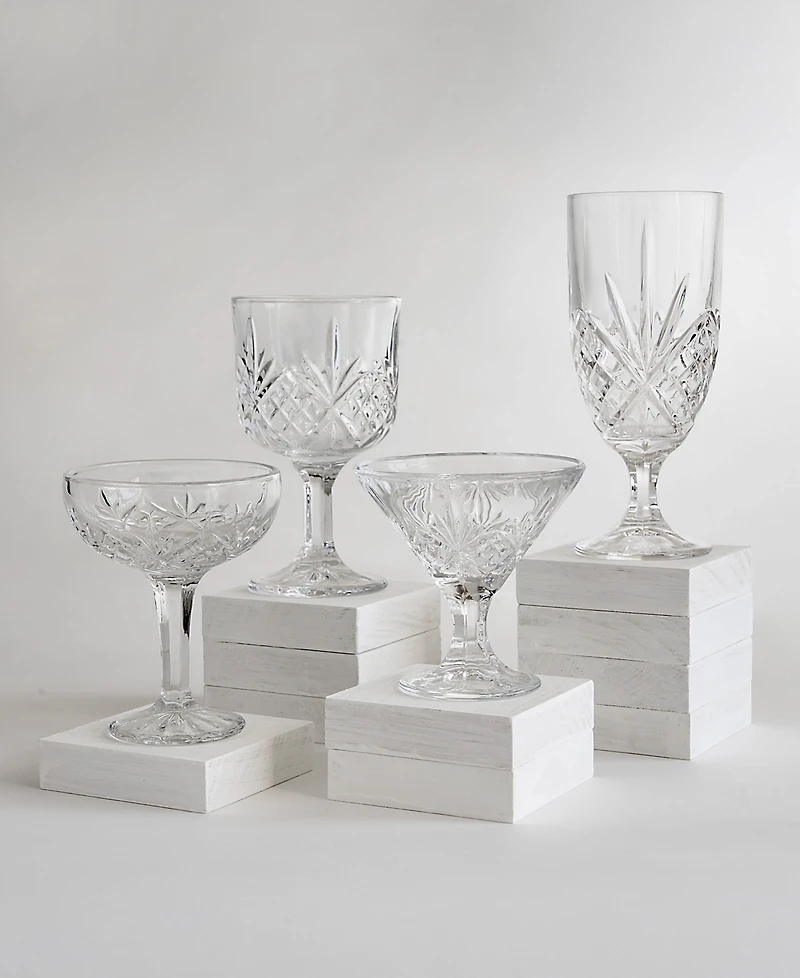 Godinger Dublin Crystal Gin Balloon Glass, Set of 8