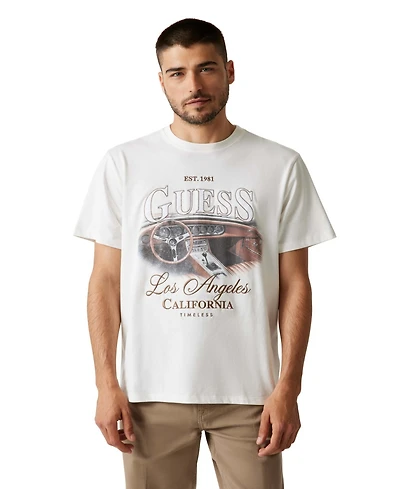 Guess Men's Satin Patch Short-Sleeve T-Shirt