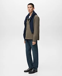 Mango Men's Regular-Fit Pocket Overshirt