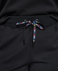 Karl Lagerfeld Paris Plus Straight Side Logo Pants