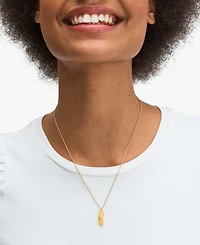 kate spade new york Cubic Zirconia Taxi Pendant Chain