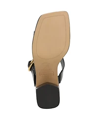 Franco Sarto Women's Roux Square Toe Slide Sandals