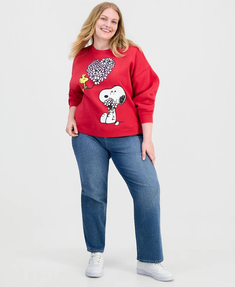 Peanuts Trendy Plus Snoopy Valentine's Day Sweatshirt