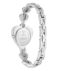 Guess Women's Silver-Tone Analog Watch, 28mm