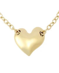 Robert Lee Morris Soho Gold Heart Pendant Statement Necklace