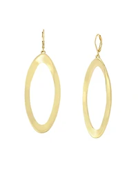 Robert Lee Morris Soho Gold Oval Link Drop Earrings