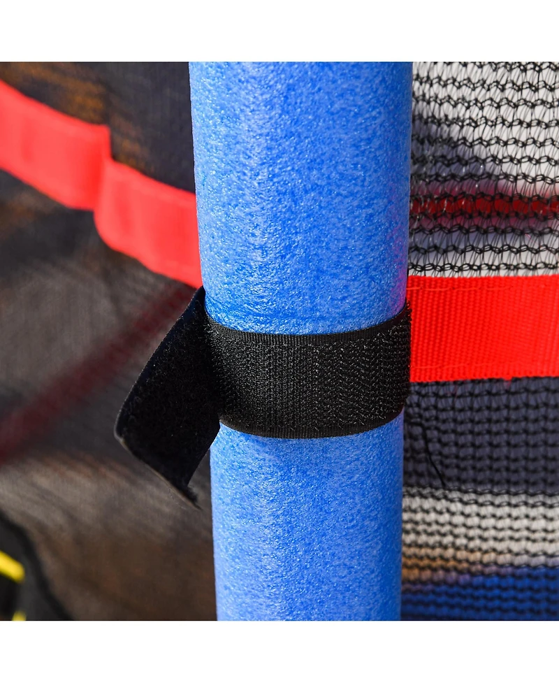 Outsunny Φ5FT Kids Trampoline with Enclosure Net,