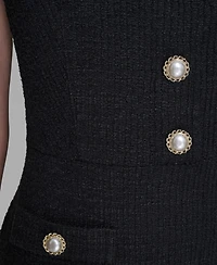 Karl Lagerfeld Paris Women's Square Neck Sheath Dress