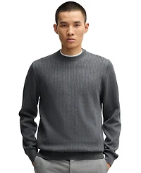 Boss by Hugo Men's Vertical Striped Regular-Fit Sweater