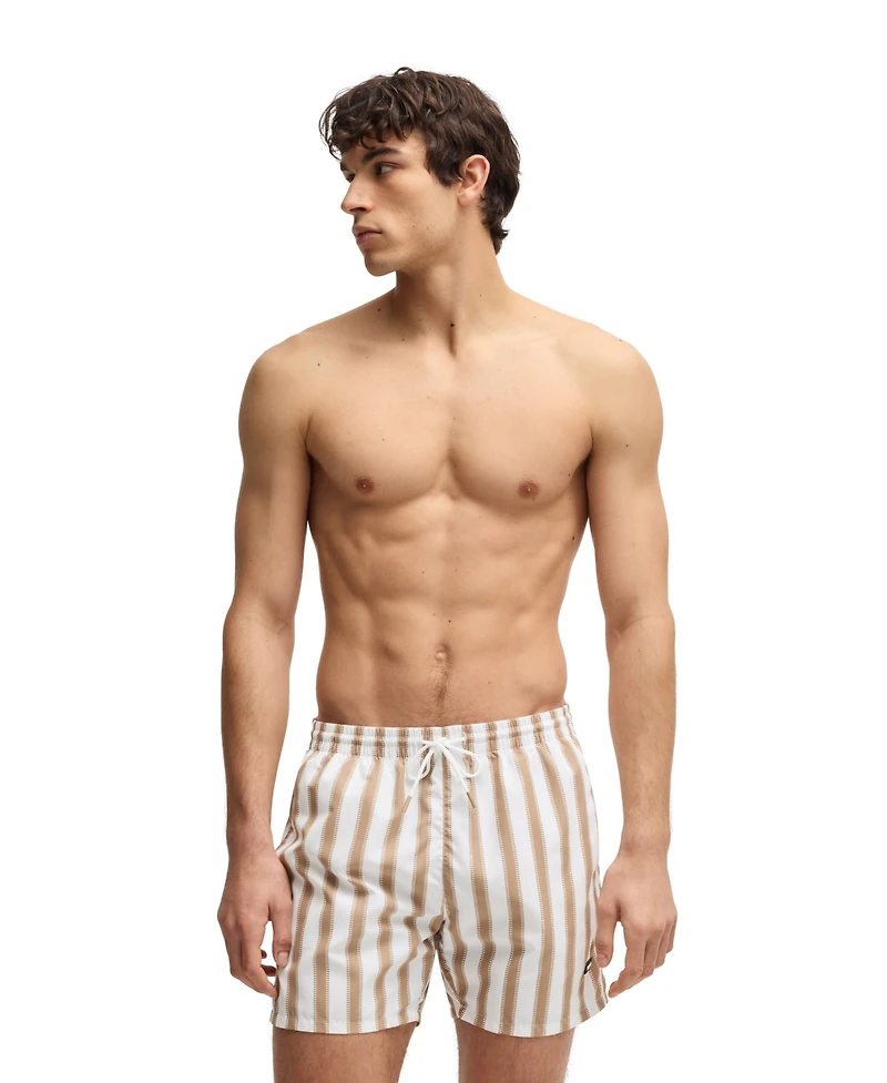 Boss by Hugo Men's Printed Quick-Drying Swim Shorts