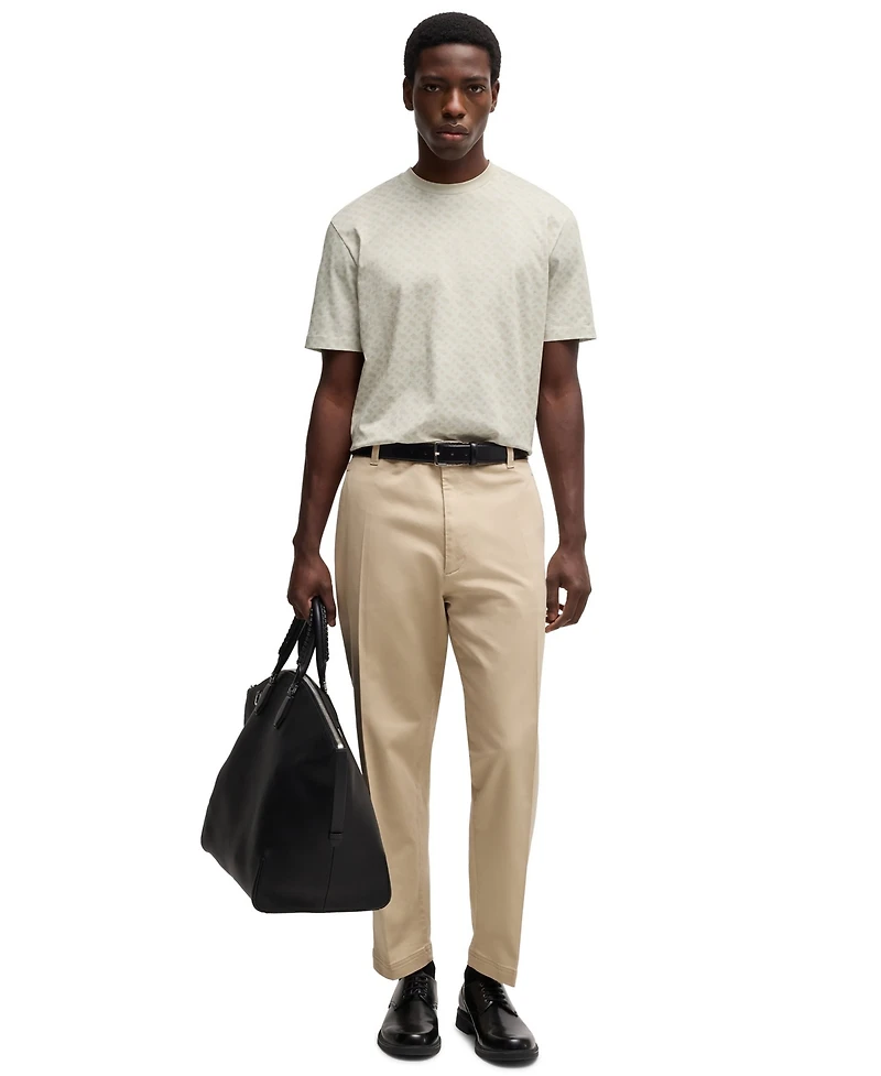 Boss by Hugo Men's Printed Monogram Cotton Regular-Fit T-Shirt