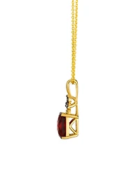 Le Vian Garnet (1.85 ct. t.w.), Vanilla and Chocolate Diamond Pendant Necklace (0.08 ct. t.w.) in 14k Honey Gold