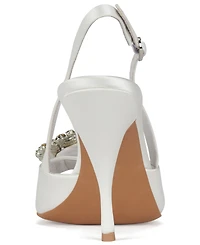 Jeffrey Campbell Women's Triomphe-j Embellished Slingback High-Heel Pumps