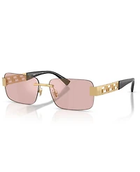 Versace Men's Rectangle Sunglasses