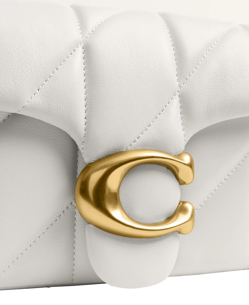 Coach Quilted Mini Tabby Chain Crossbody Bag