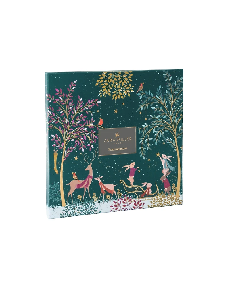 Portmeirion Sara Miller Woodland Tales Deer Robin Serving Plate