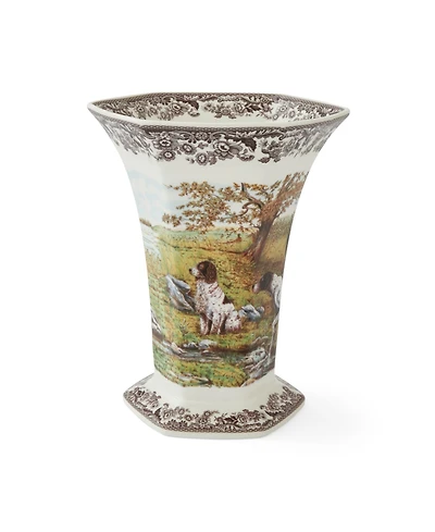Spode Woodland Hexagonal 10.6" Vase