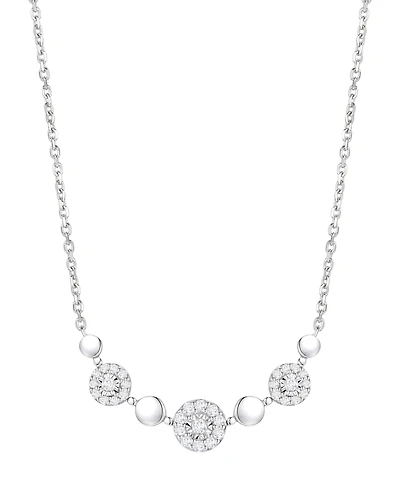 Macy's Diamond Necklace (1/4 ct. t.w.) in Sterling Silver