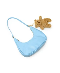 Omi Gems Teddy Bear Charm Shoulder Handbag