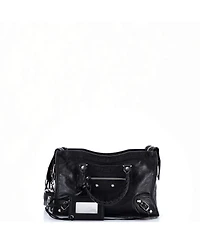 Pre-Owned Balenciaga Small Logo Strap City Classic Studs Bag Leather